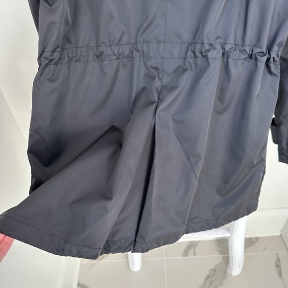 Calvin Klein Women's Black Trenchcoat Windbreaker Jacket Sz S - Picture 9 of 13